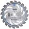 Circular saw blade with 'kwb' inscription, diameter 156 mm. Suitable for wood. Note: 30% more energy efficient.