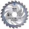 Circular saw blade labelled 'AKKU-TOP' with specifications: 173 x 1.8 x 30 mm, 24 teeth, 30% energy saving, symmetrical design, suitable for wood.