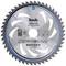 Circular Saw Blade 'KWB AKKU-TOP', Diameter 210 mm, 48 Teeth, Suitable for Wood, Energy-Efficient, Blue-Silver with Needle Engraving.