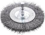 DISC BRUSH, HSS STEEL WIRE, CORRUGATED