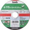 kwb 712115 Cutting disc (straight) 150 mm 1 pc(s) Chrome nickel steel, Non-ferrous metal, Steel