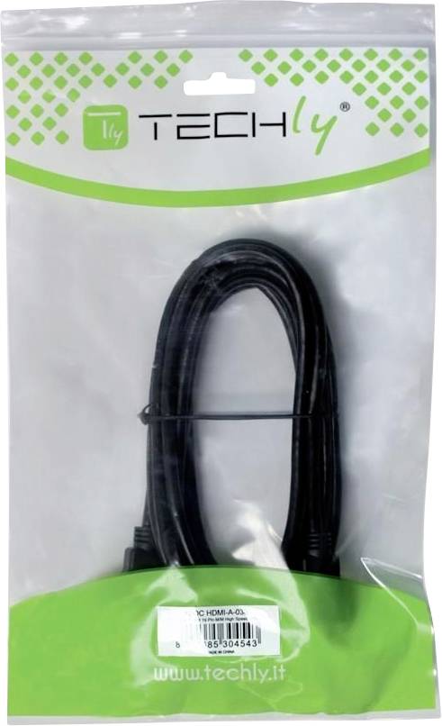 Manhattan HDMI / DVI Cable 3.00 m Black ICOC-HDMI-D-030 gold plated connectors HDMI cable-1