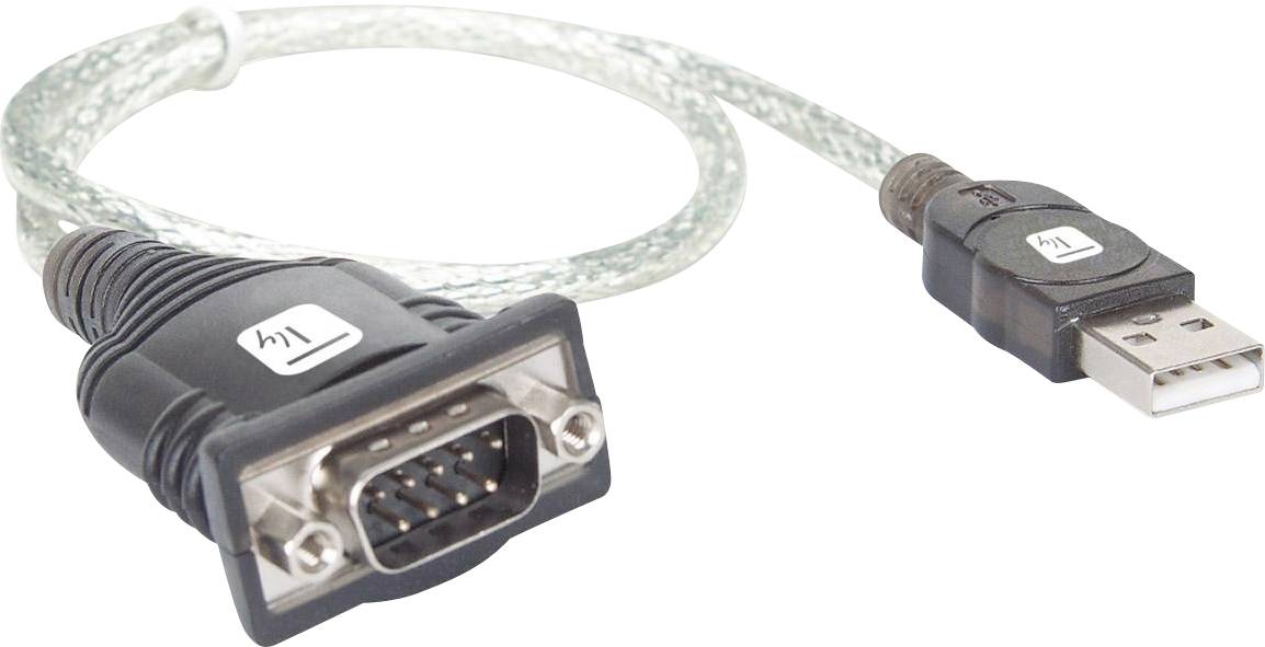 TECHly USB 2.0, Series Adapter [1x USB 2.0 connector A - 1x D-SUB-plug 9-pin] IDATA-USB-SER-2T 45.00 cm-3