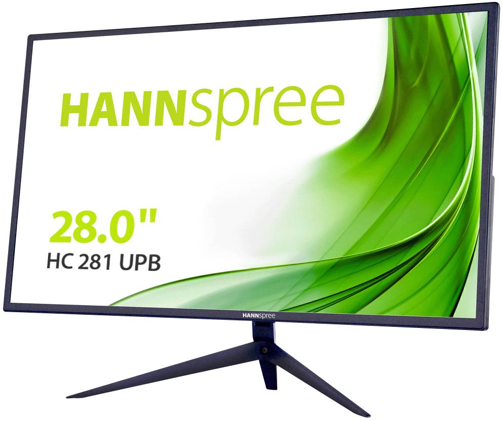 Hannspree HC281UPB LED 71.1 cm (28 inch) EEC A (A+++ – D) UHD 5 ms TN LED