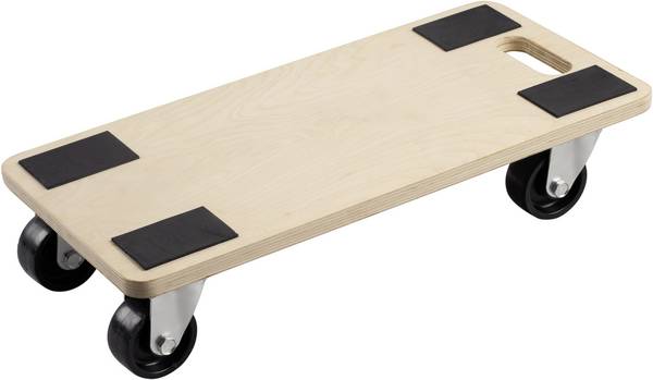 Metafranc WU0822120 Dolly Plywood Load capacity (max.): 500 kg 590 m x 290 mm x 126 mm No. of swivel casters 4