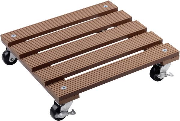 Metafranc WU0825100 Dolly WPC Load capacity (max.): 60 kg 300 mm x 300 mm x 73 mm No. of swivel casters 4