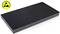 Black, rectangular anti-static foam pad with ESD symbol in the top left corner.