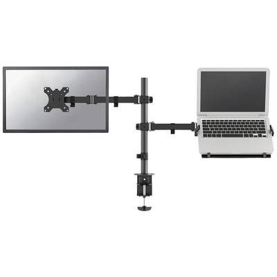Neomounts FPMA-D550NOTEBOOK 2x Monitor desk mount 25,4 cm (10") - 81,3 cm (32") Black Swivelling, Swivelling, Tiltable, 