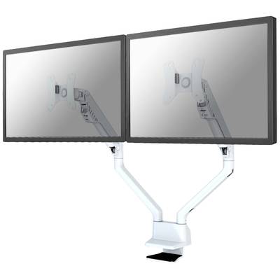 Neomounts FPMA-D750DWHITE 2x Monitor desk mount 25,4 cm (10") - 81,3 cm (32") White Swivelling, Swivelling, Rotatable, H