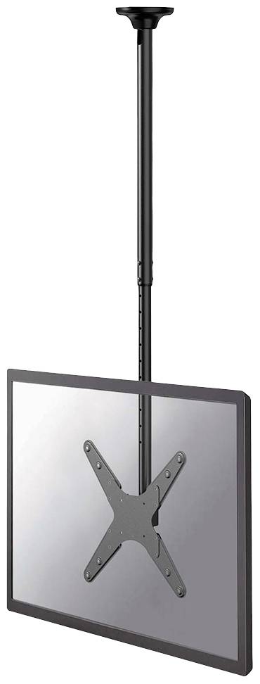 Neomounts FPMA-C340BLACK TV ceiling mount Height-adjustable 81,3 cm (32) - 190,5 cm (75) Swivelling, Swivelling, Tiltable