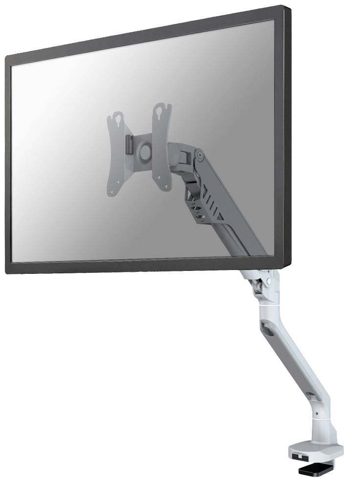 Neomounts FPMA-D750SILVER 1x Monitor desk mount 25,4 cm (10) - 81,3 cm (32) Grey Swivelling, Swivelling, Tiltable