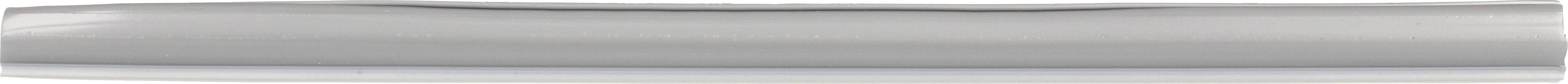 Grey, elongated object with a smooth surface.