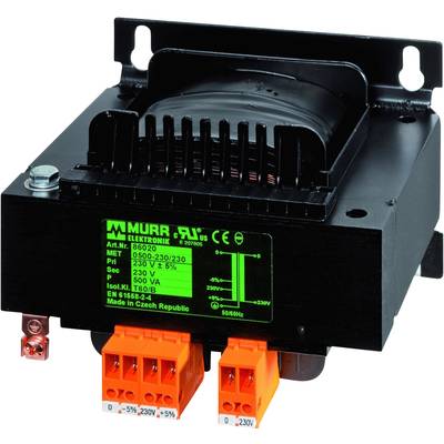 Murrelektronik 6686051 Control transformer 1 x 400 V AC 1 x 230 V AC 1000 VA  