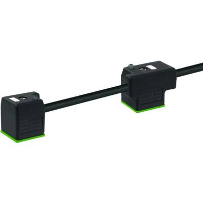 Twin connector with connection cable Black 7000-58021-6270300 Murrelektronik Content: 1 pc(s)