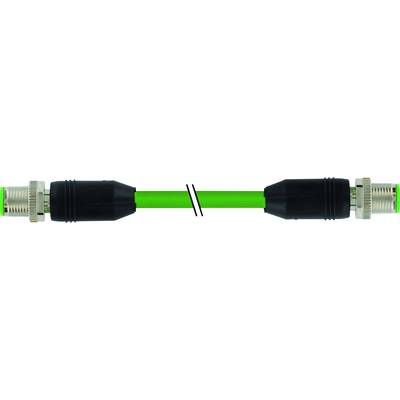 Murrelektronik 7000-44511-7960200 Sensor/actuator connector (pre-fab) M12 x 1 Plug, straight, Plug, straight 2.00 m No.