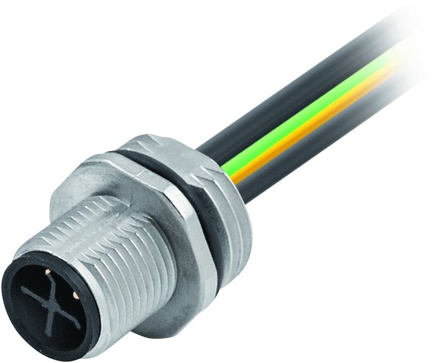 Murrelektronik 7000-P6281-9400020 Sensor/actuator connector M12 x 1 Plug, mount 0.20 m No. of pins (RJ): 4 1 pc(s)-0