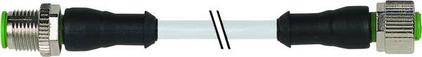 Murrelektronik 7000-40021-2340500 Sensor/actuator connector (pre-fab) M12 x 1 Plug, straight, Socket, straight 5.00 m No. of pins (RJ): 4 1 pc(s)