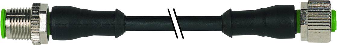 Murrelektronik 7000-40041-6350500 Sensor/actuator connector (pre-fab) M12 x 1 Plug, straight, Socket, straight 5.00 m No