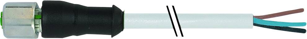 Murrelektronik 7004-12241-3541000 Sensor/actuator connector M12 x 1 Socket, straight 10.00 m No. of pins (RJ): 5 1 pc(s)