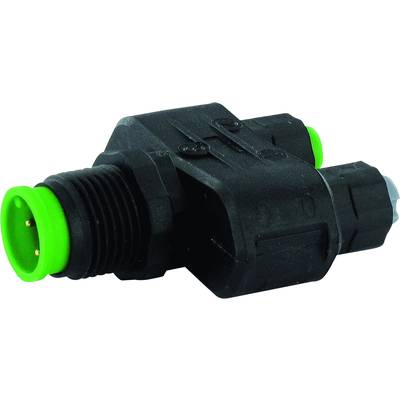Murrelektronik 7005-41201-0000000 T piece M12 x 1 Plug, straight, Socket, straight No. of pins (RJ): 4 1 pc(s)