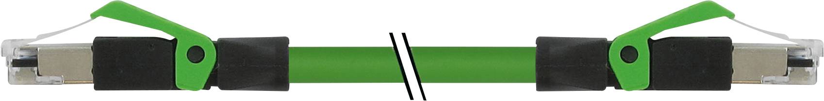 Green insulation rod with a black foam grip and two green hooks at the ends. Used for electrical insulation.