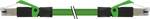 RJ45 pcs. 0° / RJ45 pcs. 0° Ethernet PUR 2x2xAWG22 shielded gn UL,CSA+tow. 15m