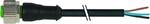 M12 BU 0° free cable end PVC 4x0.34 sw UL/CSA 15m