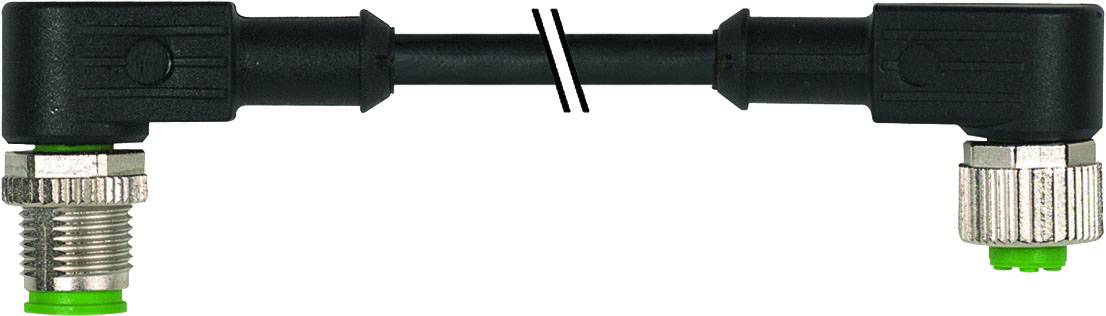 Murrelektronik 7000-40241-6230400 Sensor/actuator connector (pre-fab) M12 x 1 Plug, right angle, Socket, right angle 4.0-0