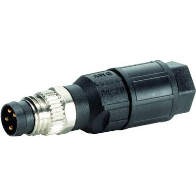 Murrelektronik 7000-08325-0000000 Sensor/actuator connector Plug, straight No. of pins (RJ): 3 1 pc(s)
