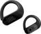 Two wireless black earphones with ear hooks. The 'JBL' logo is visible on the left. Ideal for sports and outdoor activities.