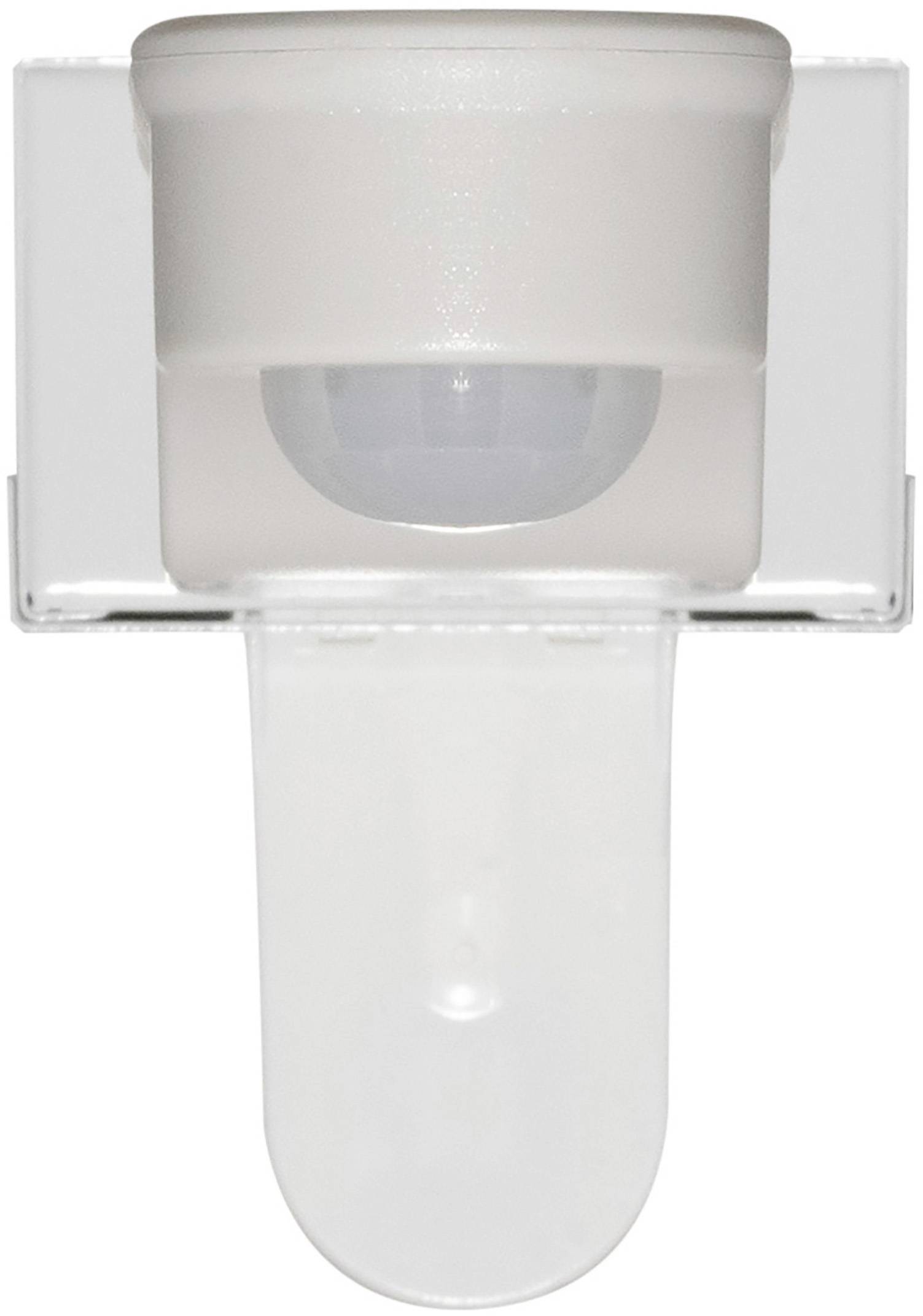 Ceiling-mounted motion sensor that detects movement and automatically switches on the lights.