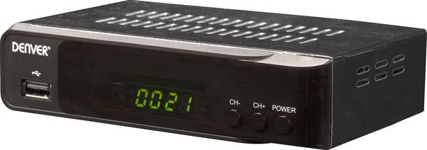 Denver DVBS-206HD HD SAT receiver USB (front) No. of tuners: 1