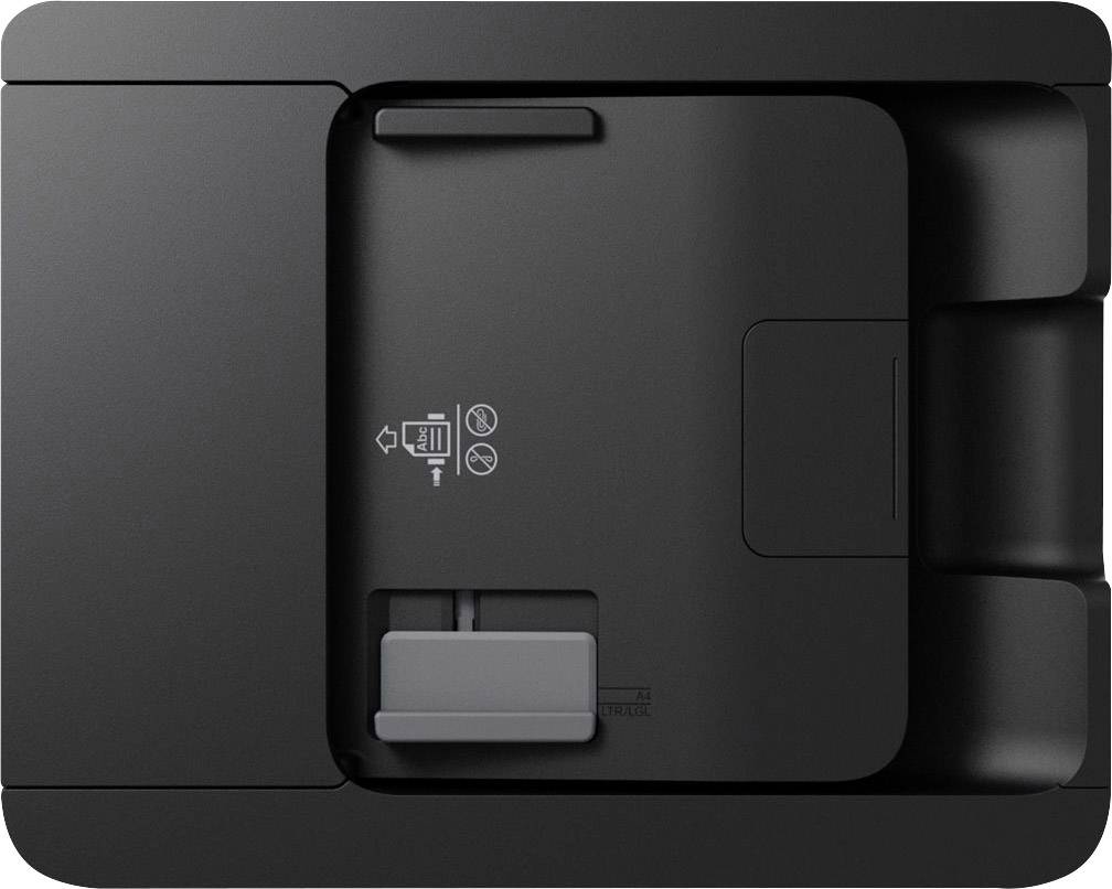 Black plastic cover with an opening and symbols indicating distance and socket safety.