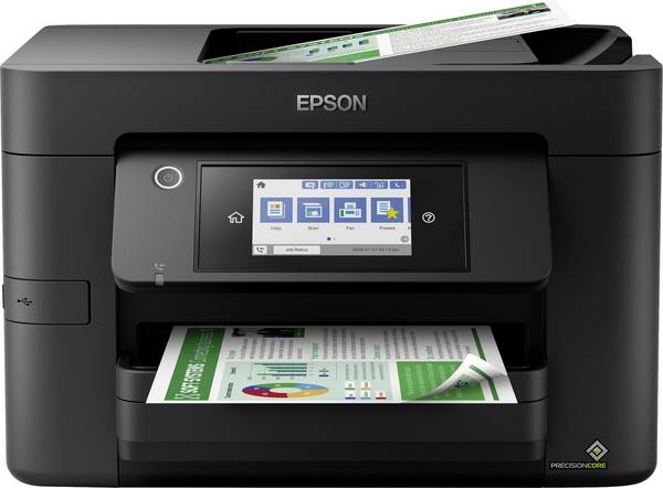 Epson WorkForce Pro WF-4820 DWF Multifunction printer Inkjet Colour A4 Printer, scanner, copier, fax Duplex, LAN, USB, Wi-Fi