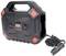 Portable air compressor with digital display and cable, suitable for car tyres. Compact design, easy to transport.