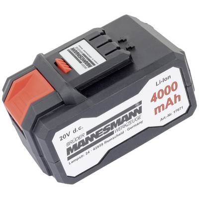 Brüder Mannesmann M17671 Tool battery 20 V 4 Ah-0