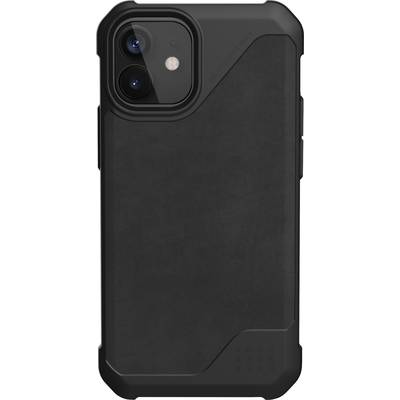 Image of Urban Armor Gear Metropolis Back cover Apple iPhone 12 mini Leather black Shockproof, Inductive charging
