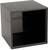 A black, hollow plastic cube with the inscription '505050B' on its inner surface.