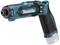 Turquoise cordless drill, side view, with torque adjustment and ergonomic handle. Suitable for DIY and trade work.