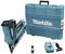 Makita battery-powered nail gun, including transport case, charger and battery. Perfect for construction and DIY projects.