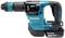 A blue and black cordless hammer drill with 'Makita' branding, 'AVT' model, designed for powerful drilling work.