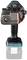 Electric tool with a blue and black handle and silver head, likely an impact driver, pictured head-on.