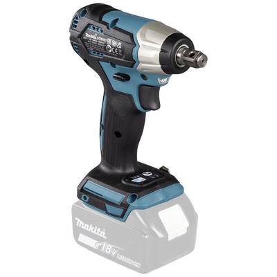 A cordless impact driver in blue and black, without battery, with robust handle and drive head, suitable for DIY work.
