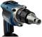 Electric screwdriver in blue and black, with a metal tip, suitable for construction and DIY projects.