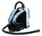 A portable vacuum cleaner in a backpack style with a long hose and padded straps, suitable for mobile cleaning tasks.