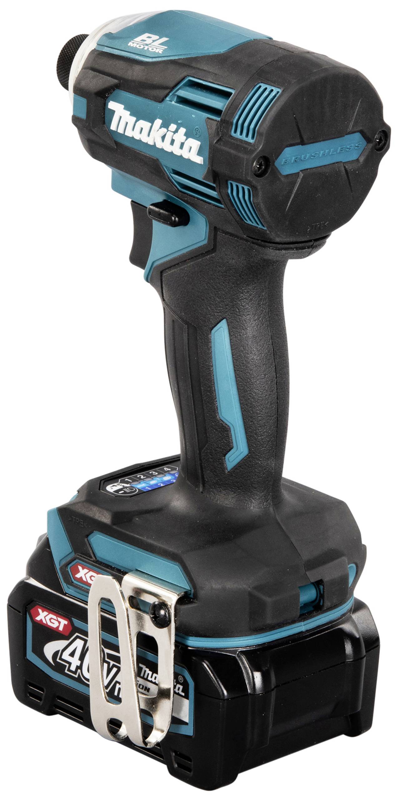 Makita TD001GD201 TD001GD201 Cordless impact driver 220 Nm 40 V No. of power packs included 2 2.5 Ah incl. charger-2