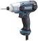 Cordless drill in blue and black with an ergonomic handle and a silver-coloured rotating head.