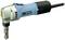 Makita power tool, a blue and black nibbler for sheet metal processing, with an ergonomic grip and steel head.