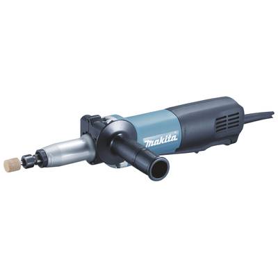 A blue and black grinding pencil with a long handle and a rotating grinding head, suitable for precise grinding.