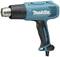 Hot air gun in turquoise and black with 'Makita' logo on the side. Used for heating materials such as plastic or paints.